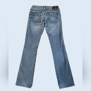 True Religion• Vintage Becky Super T dark wash denim Jeans• Size 27  Made in 🇺🇸